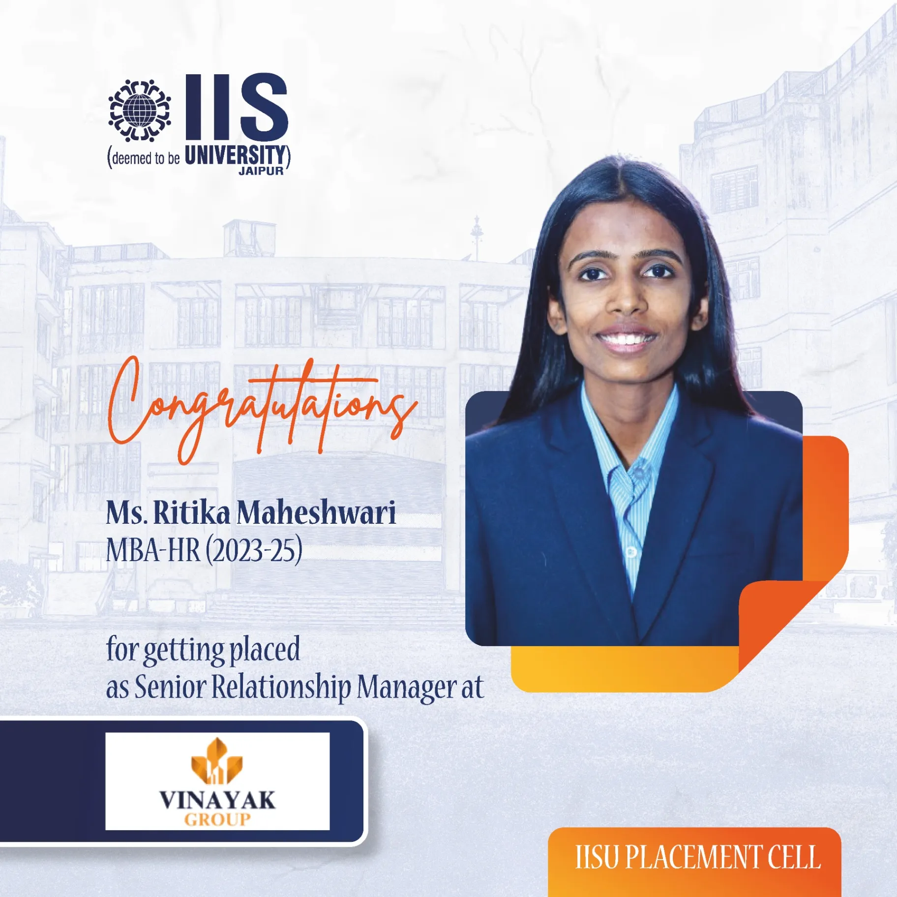 IIS Placement Ritika Maheshwari